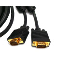 Longo Ouro VGA SVGA Cabo Cabo HD15 Pin para Monitor Projetor TV 1.5m, 1.8m, 2m, 3m, 5m, 10m, 20m, 30m, 40m, 50m